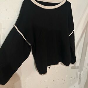 Black and White Women's Sweater